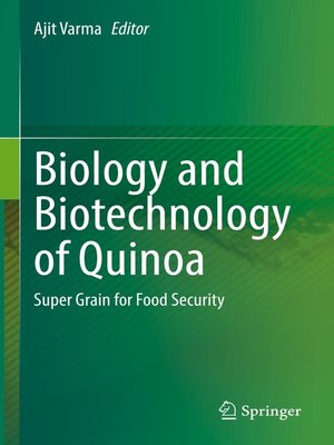 cover image of Biology and Biotechnology of Quinoa